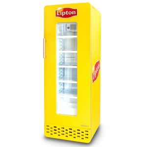 This retro fridge can be fully decaled to maximise brand exposure